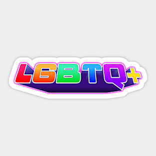 RETRO LGBTQ+ Sticker